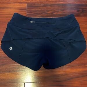 Lululemon Navy Speed up shorts